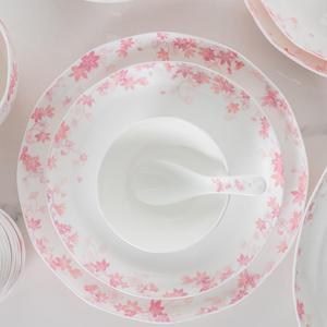 Patto Set alat makan tulang cina, Set piring keramik porselen untuk makan malam tulang Tiongkok - Product Image 4