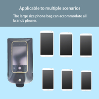 Pochette de téléphone en PVC verrouillable avec dispositif de déverrouillage, anti-espionnage, pochette de sécurité mobile anti-photographie