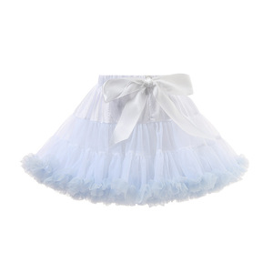 Lolita Sweet <span class=keywords><strong>Jupe</strong></span> <span class=keywords><strong>Tutu</strong></span> en mousseline de soie pour filles avec volants <span class=keywords><strong>Jupe</strong></span> princesse bouffante écologique pour enfants - Product Image 2