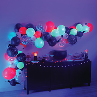 En stock, arche de ballons d'Halloween, guirlande de ballons araignées pour la décoration