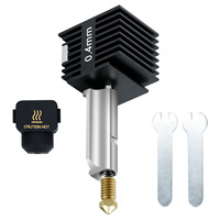 Early Riser Mini Kit Hotend à vitesse rapide Imprimantes à boîtier en silicone 3D Buse en acier trempé Laiton 0.2/0.4/0.6/0.8mm Buse en plastique