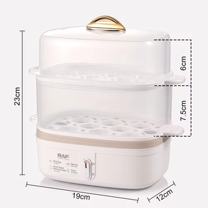 Vaporera Eléctrica para Huevos con Diseño Vertical de Doble Capa Diseñada para Cocinar Huevos de Forma Eficiente en Casa - Product Image 4