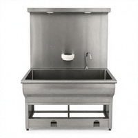 Évier médical en acier inoxydable 304, lavabo personnalisé pour hôpital, station de lavage hygiénique pour salle blanche et bloc opératoire