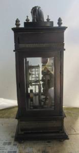 Baromètre et thermomètre en bois avec figurine de lion, roue de Ferris, régulateur à boule de gravité, horloge à billes tombantes - Product Image 3