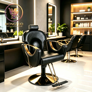 Fauteuil de Barbier Moderne Z avec Appui-tête Réglable, Chaise de Salon de Beauté pour Mobilier de Spa - Product Image 1