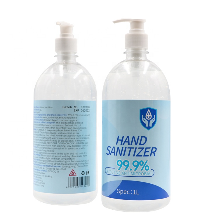 Оптовая продажа OEM 60 мл 100 мл 300 мл 500 мл 1 л 5 л 1 галлон, дезинфицирующее средство для рук, 75% спиртовое дезинфицирующее средство для рук от производителя, дезинфицирующее средство для рук