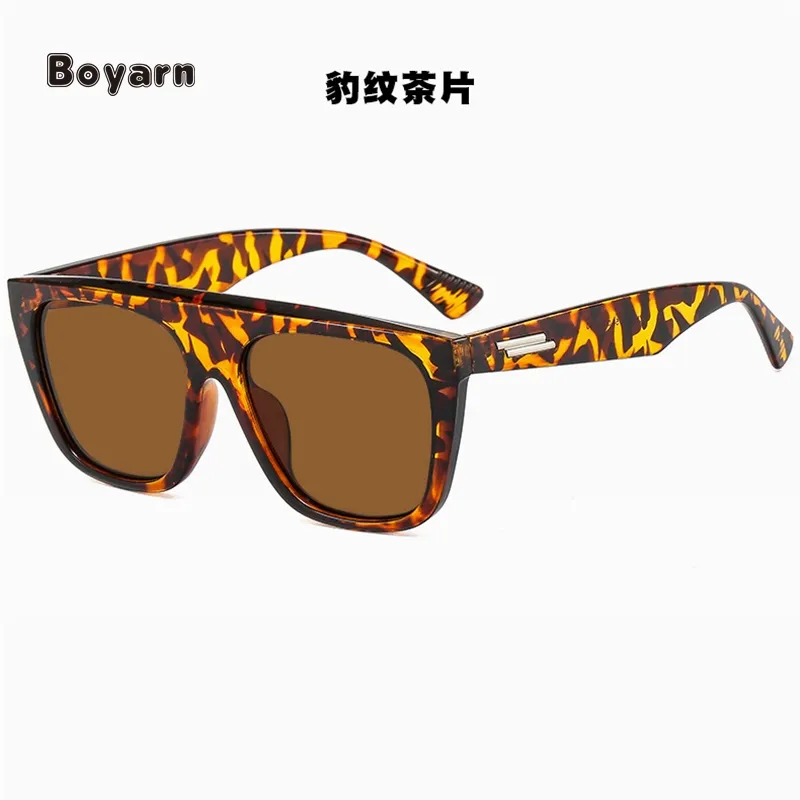 Boyarn Fashion Unisex Pc Frame Custom Colorful Square Retro Green <span class=keywords><strong>Shades</strong></span> occhiali da sole Eyewear