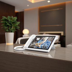 Haute qualité 4G 3G GSM LTE POE WiFi 6 Android 10 10 pouces téléphone vidéo <span class=keywords><strong>fixe</strong></span> sans fil intelligent carte SIM écran tactile - Product Image 3