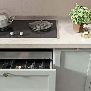 Armoires de cuisine d'<span class=keywords><strong>occasion</strong></span> OPPEIN, style rural, sans cadre, modernes, en PVC, à ouverture automatique - Product Image 6