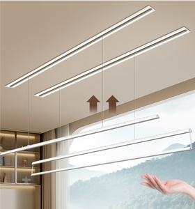 Tendedero de ropa inteligente sencillo, secado de doble varilla que ahorra espacio, con diseño de espacio, altura ajustable, extensible libremente - Product Image 5