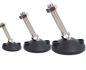 <span class=keywords><strong>Pieds</strong></span> de meubles réglables en nylon noir, vente spéciale - Product Image 5