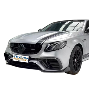 Passez au pack haut de gamme, pour <span class=keywords><strong>Mercedes</strong></span>-Benz E200, E260, E300, conversion en kit carrosserie large E63, pare-chocs, calandre, capot, ailes, phares - Product Image 3