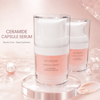 Crème Visage Hydratante Végane à l'Acide Azélaïque et Céramide en Capsules pour Peaux Sensibles - Soin Réparateur de la Barrière Cutanée