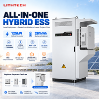 LITHTECH Sistem Baterai Penyimpanan Energi Industri dan Komersial Berkualitas Tinggi 100kw 125Kw 100Kwh 200Kwh 261Kwh