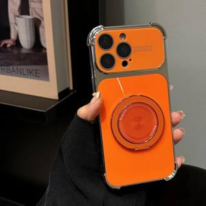 Funda para Teléfono Móvil con Diseño Aurora CD, Electrochapada, Ventana de Visualización Grande, para Phone 17 Pro Max, Resistente <span class=keywords><strong>a</strong></span> Impactos, con Soporte - Product Image 2