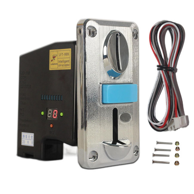 LFT Brand Electronic Arcade Machine Multi-Game Metal Coin Acceptor LFT-999 Multi-Coin Selector Coin-Operated Washing Machine