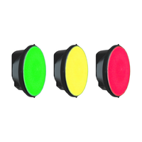 Module de signalisation routière LED à flux élevé, 12V, solaire, lampe de signalisation d'avertissement, 400mm, aluminium, matériau PC, indice IP65