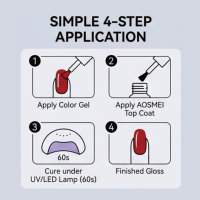 Base et Top Coat pour Ongles Sans TPO & Sans HEMA, Top Coat Brillant Sans Résidu, Vernis Gel Anti-Rayures, Fournisseur ODM de Produits pour Ongles