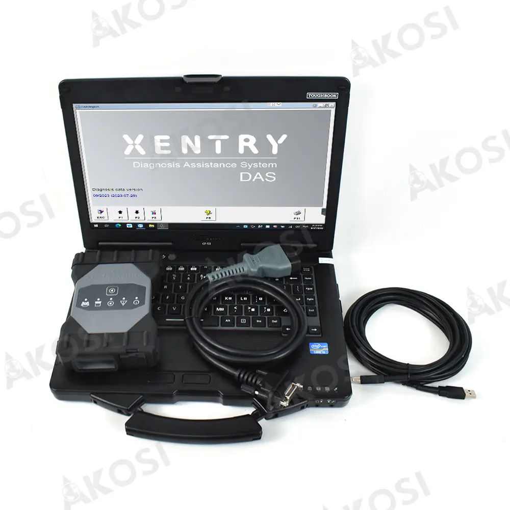MB Star Oem C6 DoIP VCI WiFiXentryソフトウェアフルセットカートラック診断ツールMbC6 Sd Connect with and CF53 laptop