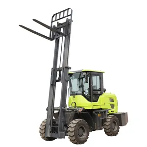 2ton 2.5t 3 3.5 4 טון הידראולי lifter דלק מלגזה סולר מזלג להרים דיזל