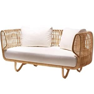 Divano Moderno <span class=keywords><strong>in</strong></span> <span class=keywords><strong>Vimini</strong></span> e Rattan <span class=keywords><strong>per</strong></span> Design d'<span class=keywords><strong>Interni</strong></span>, Ideale <span class=keywords><strong>per</strong></span> Magazzini, Scuole, Officine e Seminterrati - Product Image 2