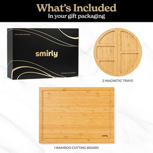 Tabla de Quesos de Bambú Rectangular Multifuncional para Aperitivos y Verduras - Product Image 5