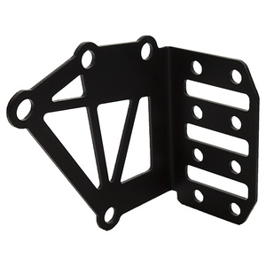 Heavy Duty Stainless <b>Steel</b> Multi-Hole Adjustable Mounting <b>Bracket</b> Kit Black Powder Coated Gear Extension Adapter Outdoor Use - Product Image 1