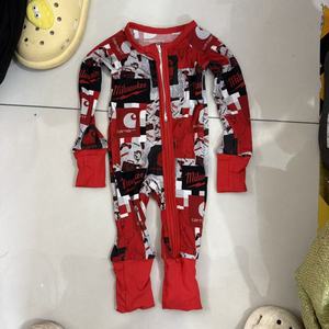 Baju Tidur Bayi Bambu Lengan Panjang Model Zippy, Romper Bayi Bambu Zippy - Product Image 1