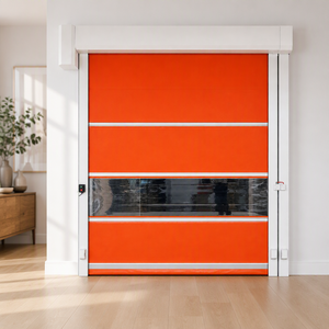 Puerta Industrial Pesada de Enrollamiento Rápido de PVC, Automática para Almacén y Centro Logístico - Product Image 5