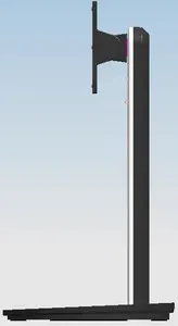 2023 Hot Sale 24 27-Zoll-Desktop-Monitorständer Vordere und hintere Neigung Quadratischer Monitorst änder Header-Anschluss
