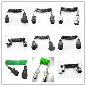 Conector de remolque de 7 pines <span class=keywords><strong>para</strong></span> coche, Conector de riel de acero inoxidable, estilo europeo - Product Image 5
