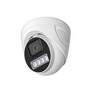 Cámara <span class=keywords><strong>Web</strong></span> POE Interior Hemisférica <span class=keywords><strong>de</strong></span> Alta Definición <span class=keywords><strong>de</strong></span> 8MP con Doble <span class=keywords><strong>Fuente</strong></span> <span class=keywords><strong>de</strong></span> Luz, Audio Bidireccional, Tarjeta SD y Visión Nocturna - Product Image 1