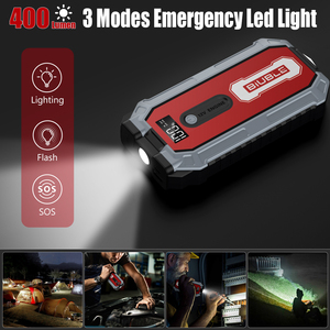 Démarreur de Voiture Avancé 20000mAh avec Batterie Externe et Chargeur, Protection de Sécurité Intégrée pour Moto - Product Image 5