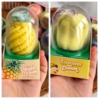 Prix d'usine – Tasses de crème glacée premium aux fruits : Ananas, Pêche, Fraise, Raisin, Mangue