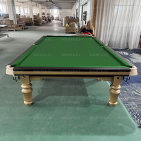 Table de billard professionnelle de compétition en ardoise de 12 pieds de haute qualité pour club sportif