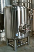Cuve à bière isolée en acier inoxydable de 100L à 50000L avec enveloppe isolante pour le stockage et la carbonatation, compatible eau