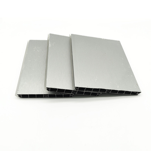 Nouveau panneau de plinthe en aluminium anodisé anodisé avec système intégré pour murs en plaques de plâtre - Product Image 1