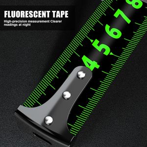Cinta Métrica Fluorescente Negra de Alta Precisión de 5m (25 Pies) del Fabricante, Cinta Métrica de Acero Duradera y Resistente a Impactos - Product Image 5