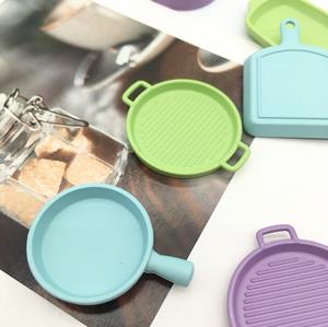 Lot de 4 plateaux de cuisson pour maison de poupée, assiettes à steak japonaises, modèles miniatures de <span class=keywords><strong>cuisine</strong></span>, ensembles d'ornements de simulation - Product Image 3