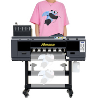 Mesin Printer Kaos DTF Mimage 60cm dengan Film PET Transfer Panas Tinta Putih dan Mesin Penggoyang Bubuk