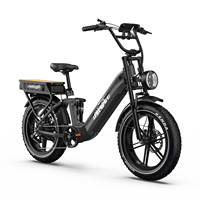 Vélo électrique Reliago 48V 500W à pneus larges 20x4.0 avec deux batteries 18Ah et freins à disque hydrauliques avant et arrière