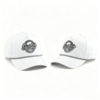 Casquette Snapback Personnalisée avec Logo Brodé, 5 Panneaux, Corde en Nylon, Visière Plate, Non Structurée, Imperméable, Haute Performance