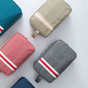 Sac de toilette portable en polyester imperméable pour hommes et femmes, avec séparation sec/humide, idéal pour les voyages (vente en gros) - Product Image 6