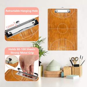 Cute <b>A4</b> Size Plastic Acrylic <b>Clipboards</b> Fashion Standard Teachers Social Workers Students Training Equipment China Model - Product Image 4