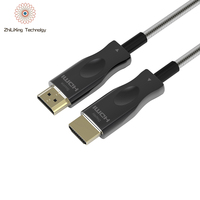 Câble hdmi fibre optique hybride 3d, 10m, 20m, 30m, 40m, 50m, 100m, prix d'usine, haute vitesse, 4k 60hz