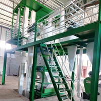 1 à 2 tonnes par heure Moulin à granulés d'alimentation pour petit animal bétail volaille poulet Usine de traitement d'aliments pour volaille