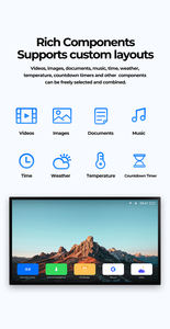 Android Smart Touch Screen scheda di Menu LCD a parete Digital Signage per la pubblicità del negozio al dettaglio promozione di animazione Display - Product Image 3