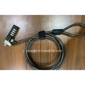Gran oferta, combinación de dígitos contra robo, cuña, portátil, contraseña Digital negra, bloqueo de <span class=keywords><strong>Cable</strong></span> de seguridad para ordenador portátil, bloqueo para seguridad - Product Image 5