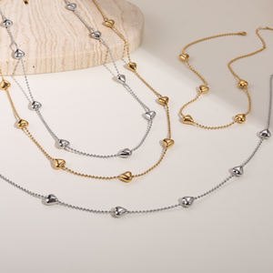 สร้อยคอแฟชั่นระดับไฮเอนด์ที่มีดีไซน์เรียบง่ายและประณีต พร้อมดีไซน์โซ่ที่โดดเด่นไม่เหมือนใคร - Product Image 2