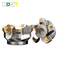 NC45HX0906 45 Disque de fraisage rapide double face Lames d'outils de fraisage OEM/ODM Personnalisable Matériau 42MoCr Brillant KONT 55HRC
